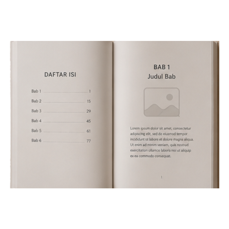 sampel isi mockup
